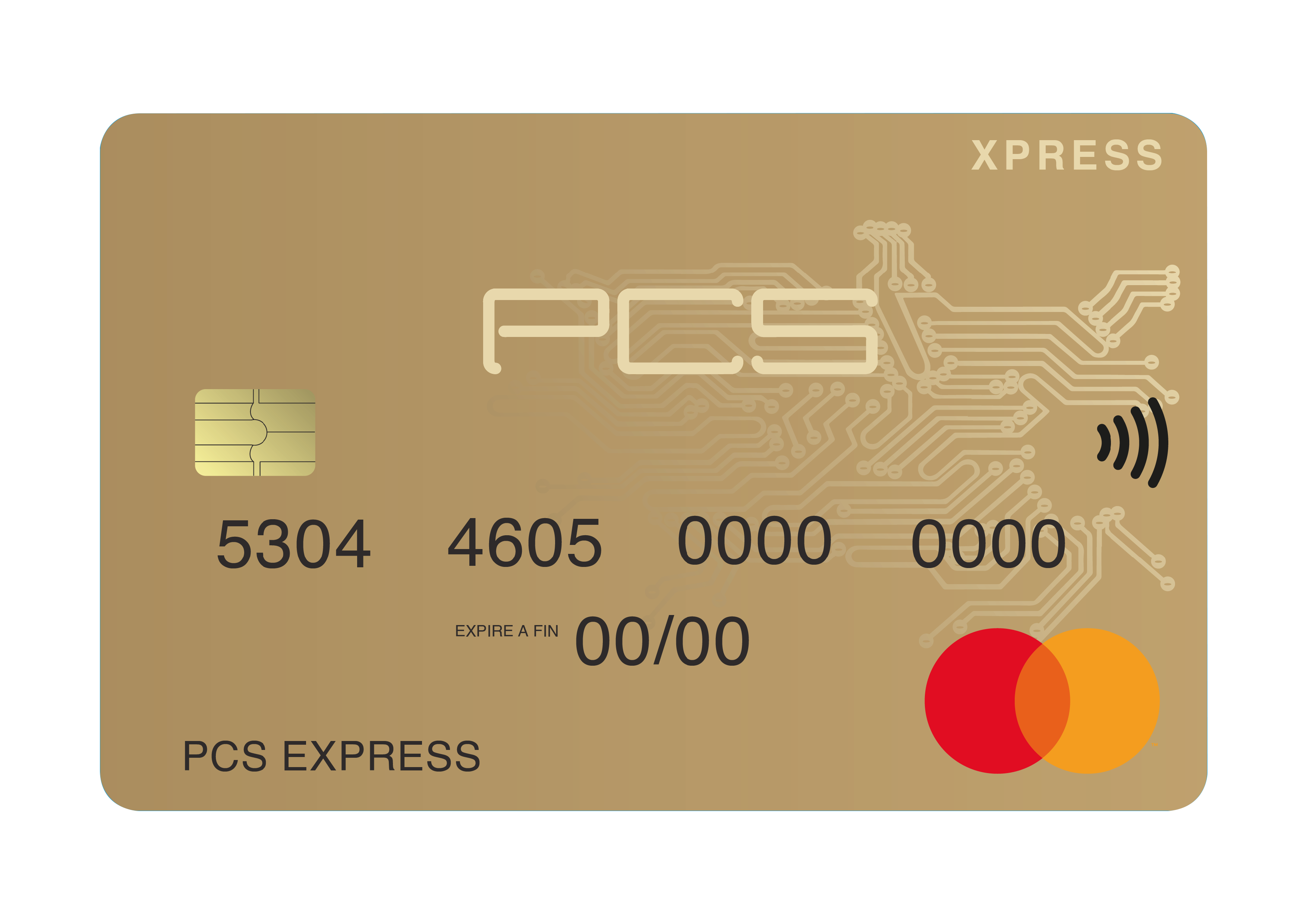 Carte PCS XPRESS Gold